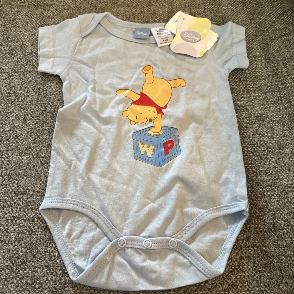 Vintage Disney Baby Winnie the Pooh One Piece Outfit Baby 3-6 months